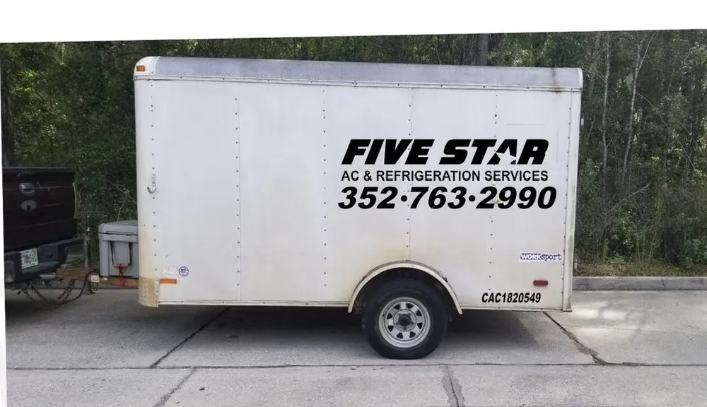 Slide of Five Star AC and Refrigeration Services