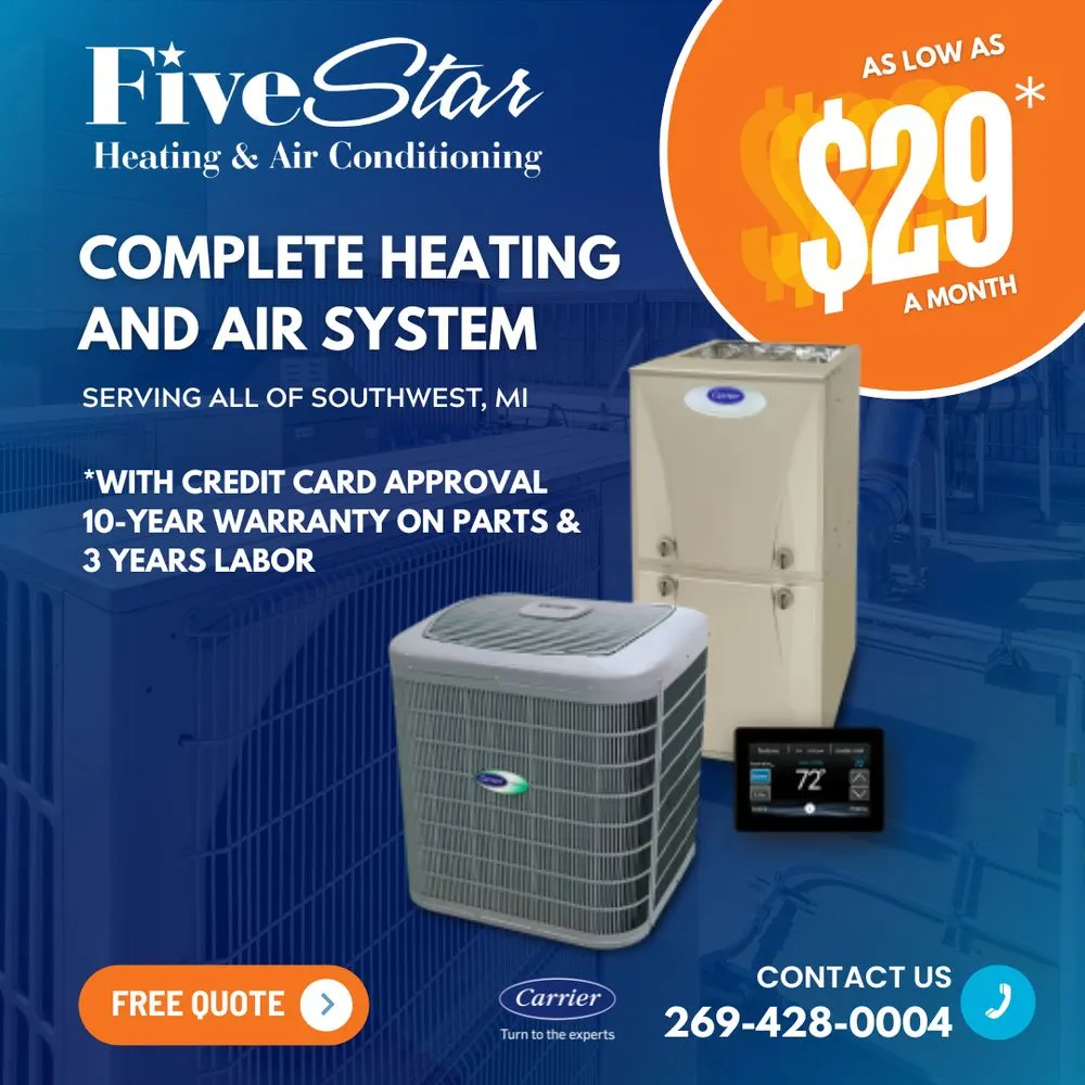 Slide of Five Star Heating & Air Conditioning