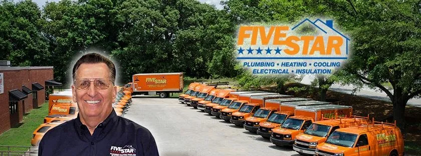 Slide of Five Star Plumbing Heating Cooling Electric