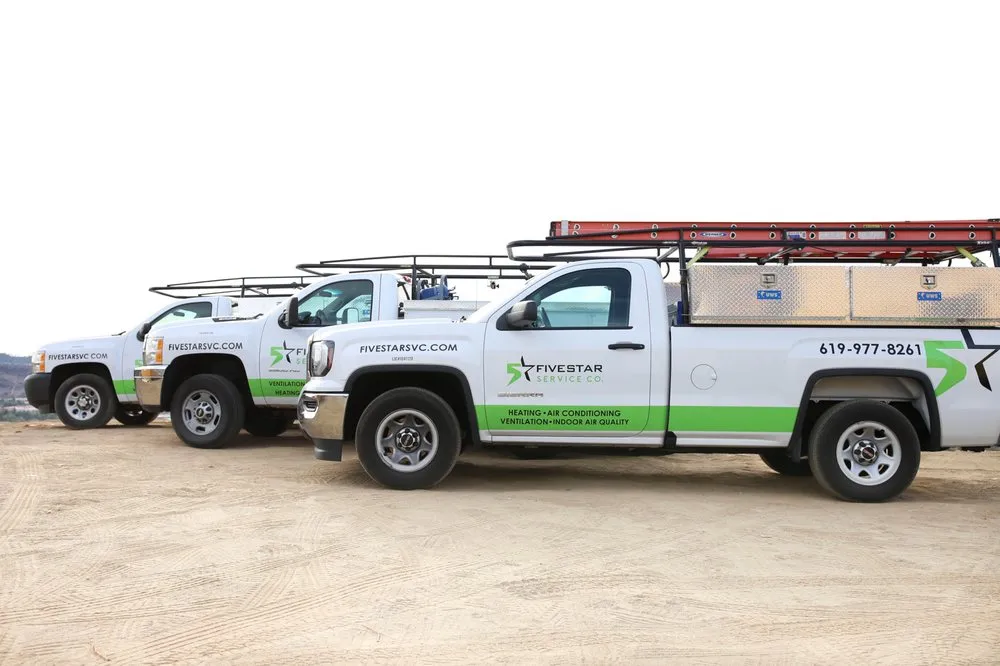 Slide of Five Star Service Company