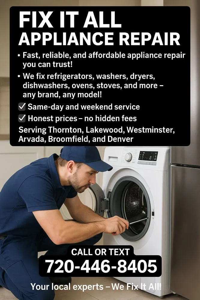 Slide of Fix it All Appliance