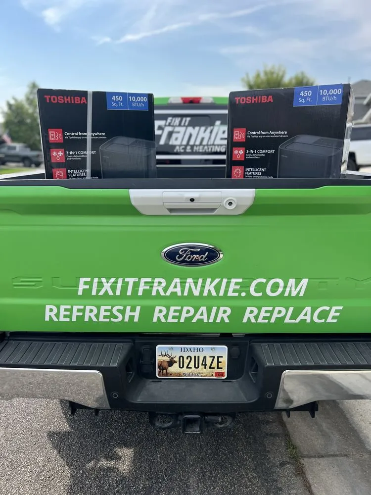 Slide of Fix It Frankie AC & Heating