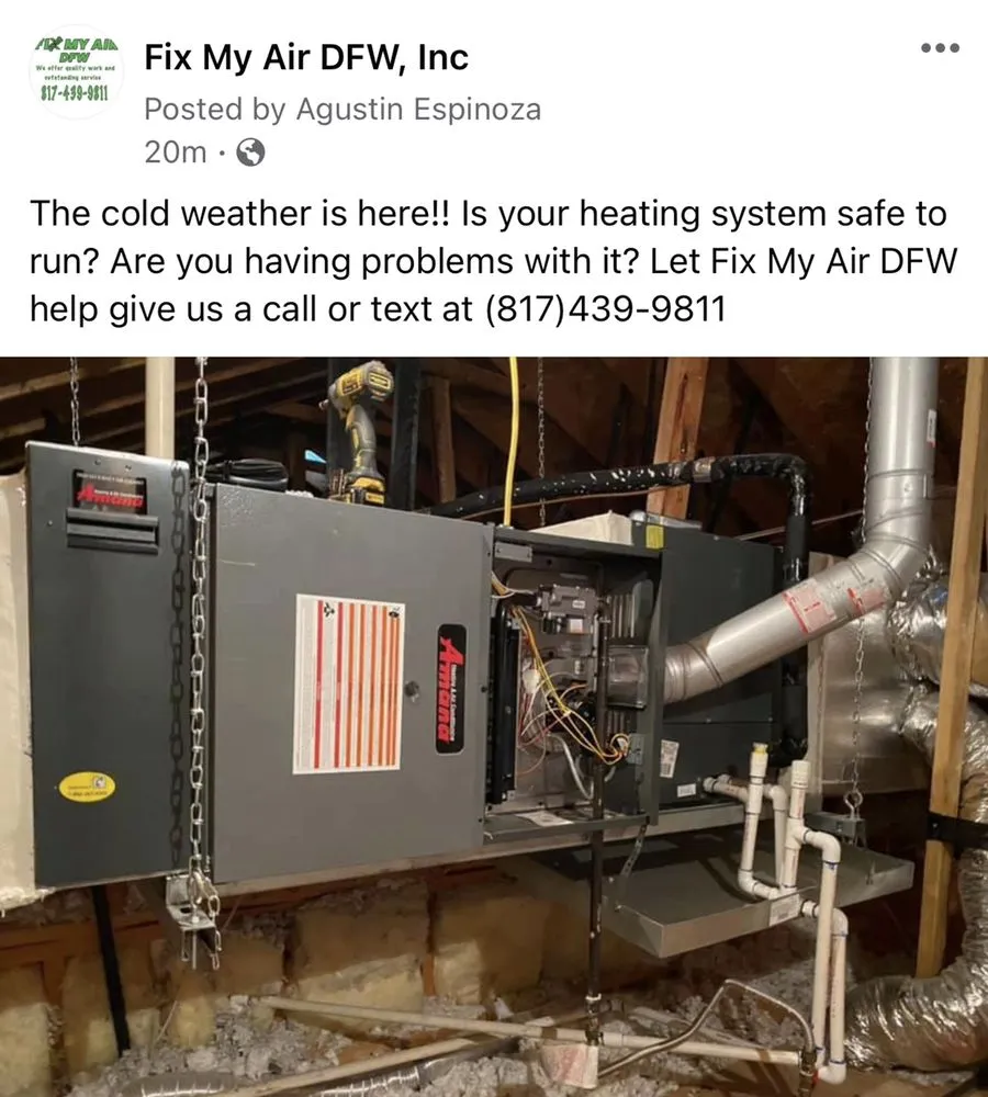 Slide of Fix My Air DFW