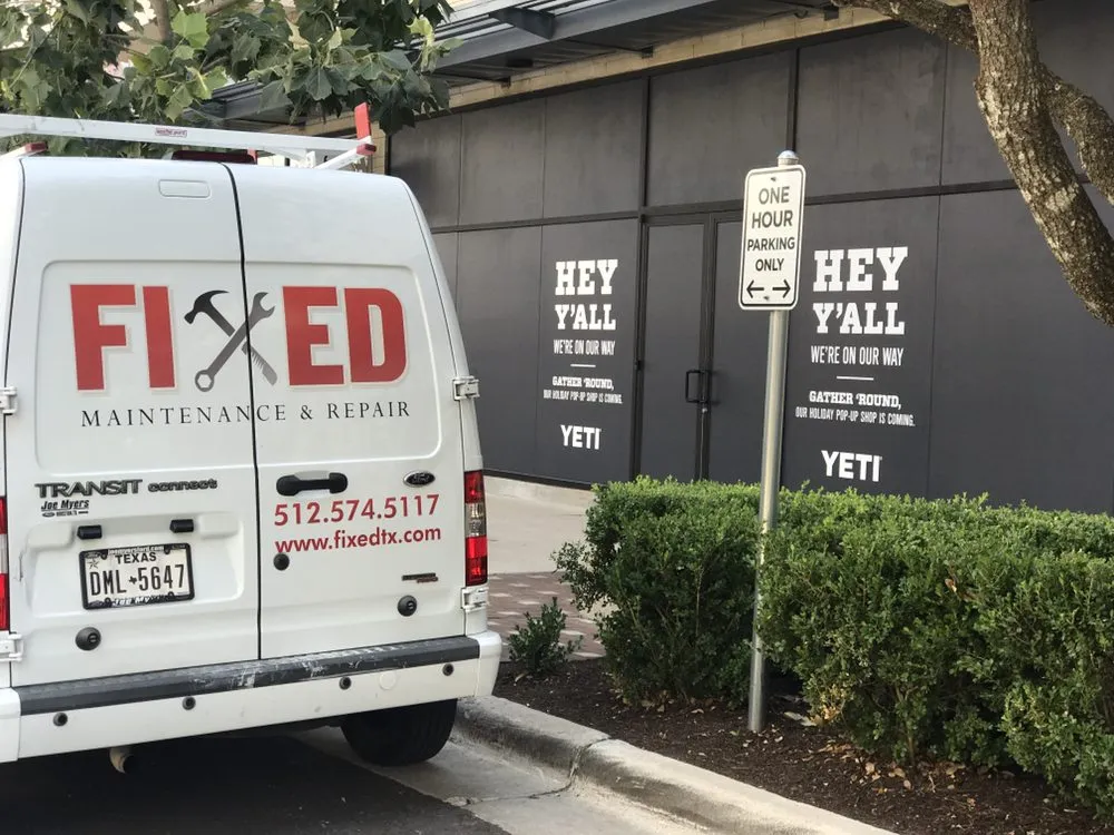 Slide of Fixed Maintenance and Repair