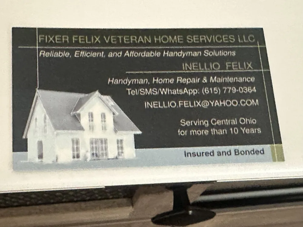 Slide of Fixer Felix Veteran Home Services