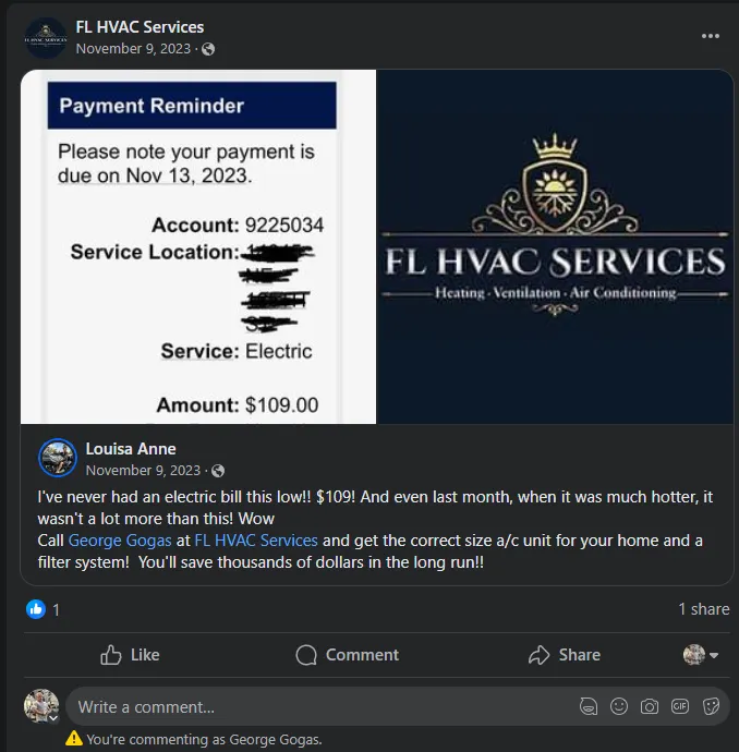 Slide of FL HVAC Services
