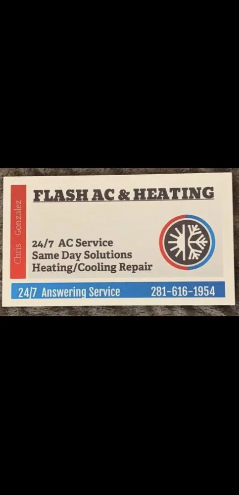 Slide of Flash AC & Heating