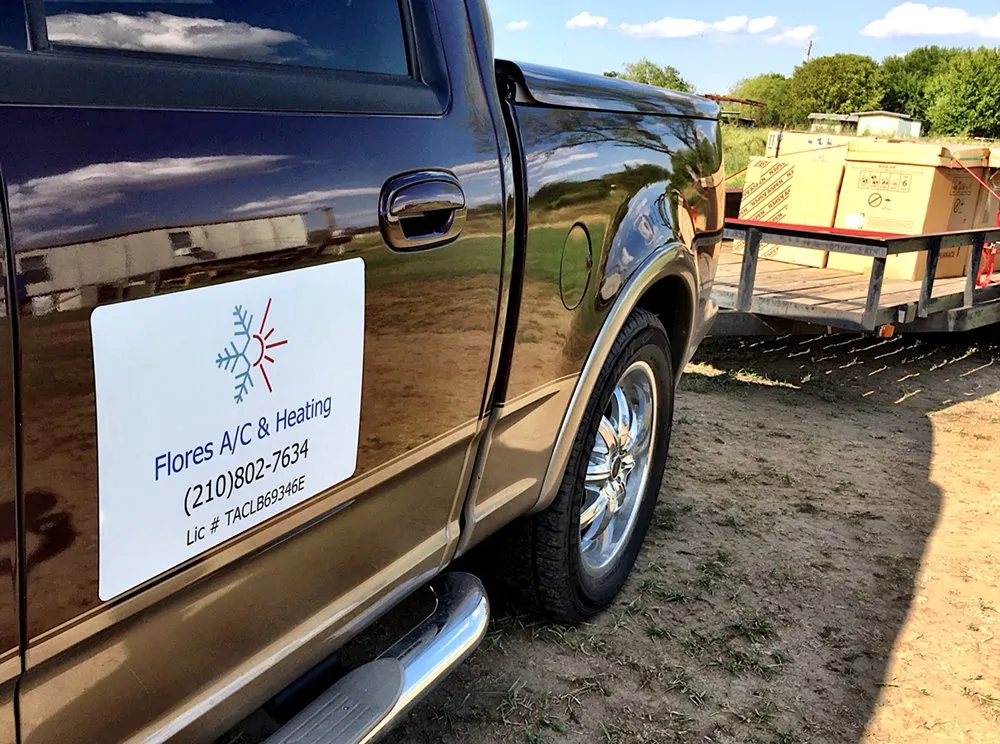 Slide of Flores A/C and Heating