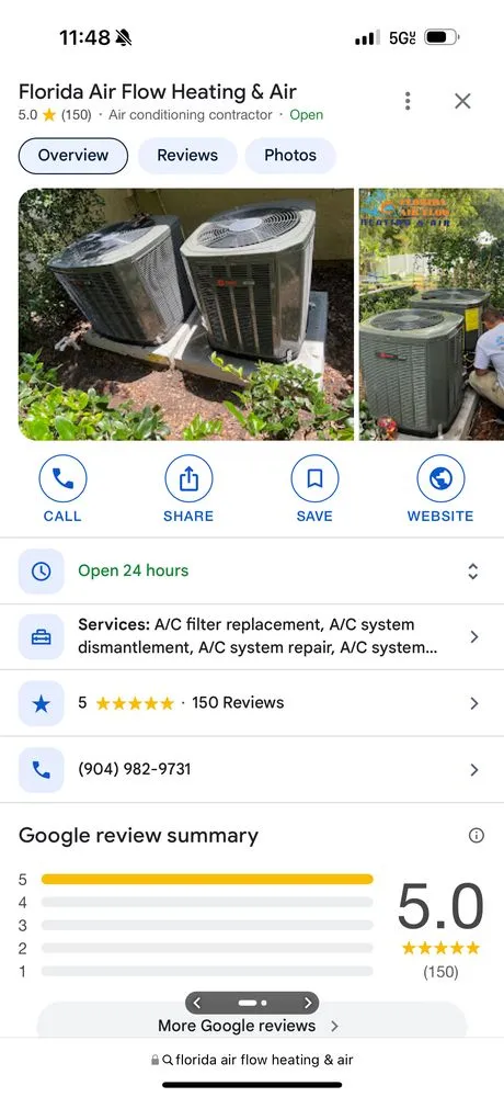 Slide of Florida Air Flow Heating & Air