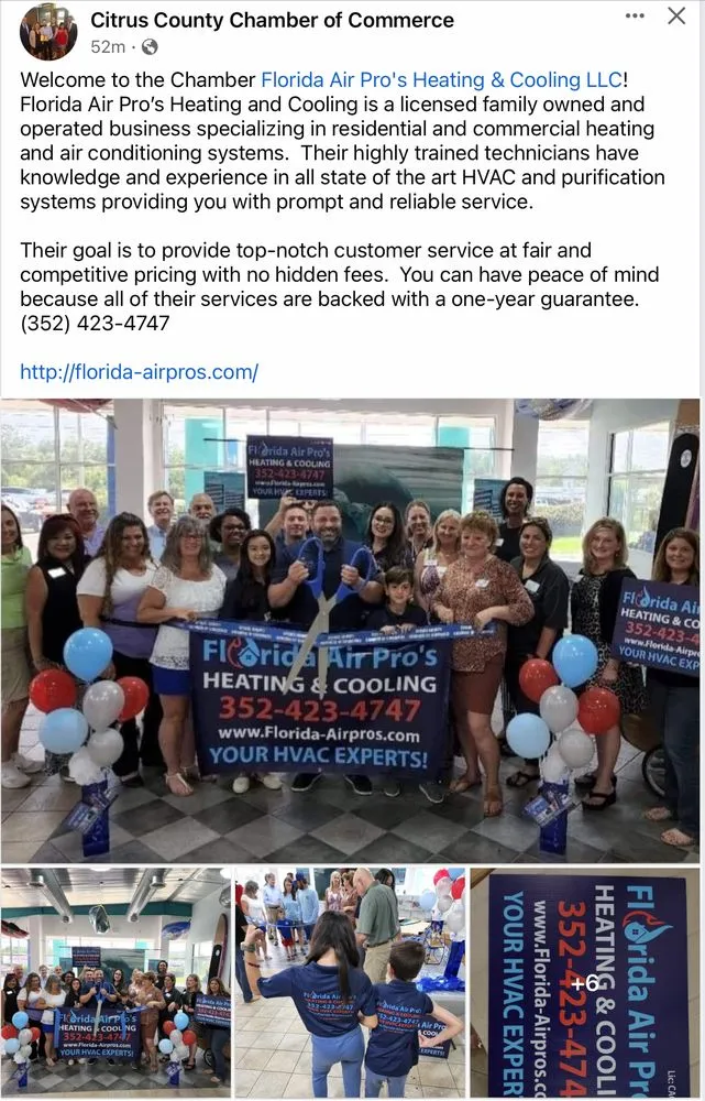 Slide of Florida Air Pro’s Heating & Cooling