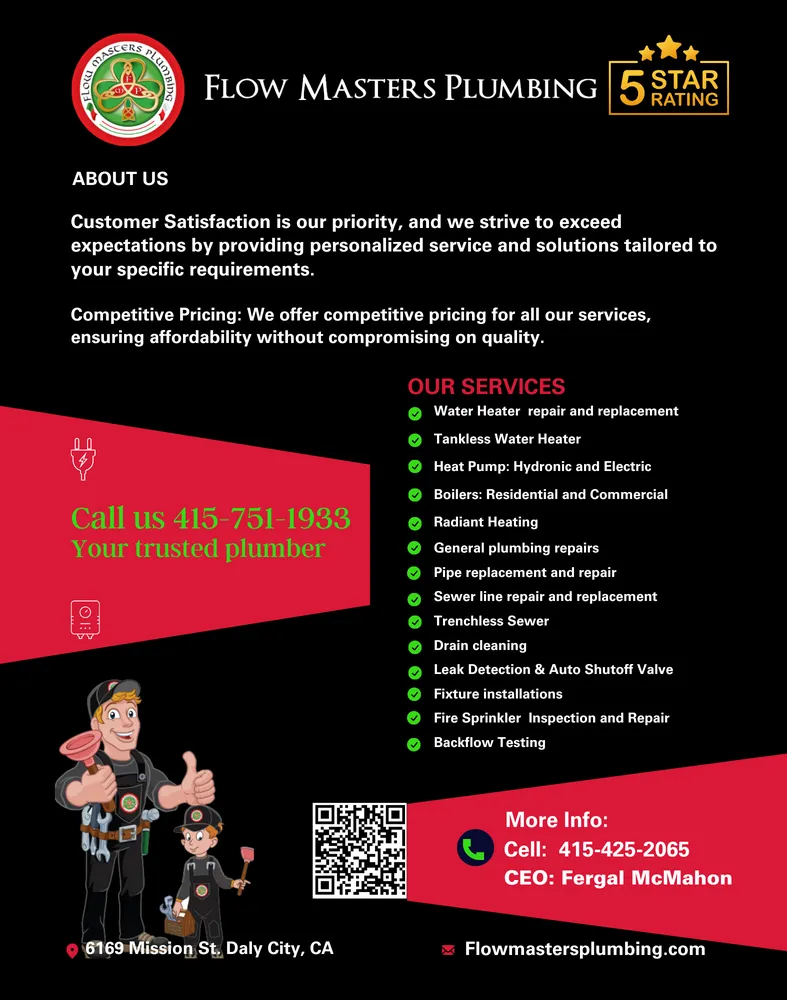 Slide of Flow Masters Plumbing