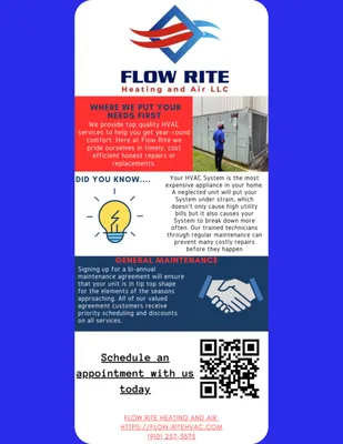 Flow Rite Heating And Air Logo