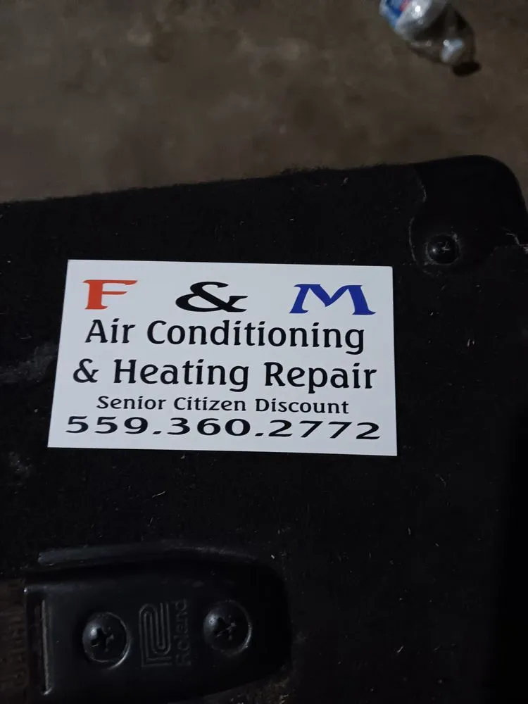 Slide of F&M A/C & Heating Service