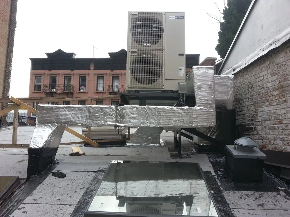 Slide of F&M Mechanical installations HVAC