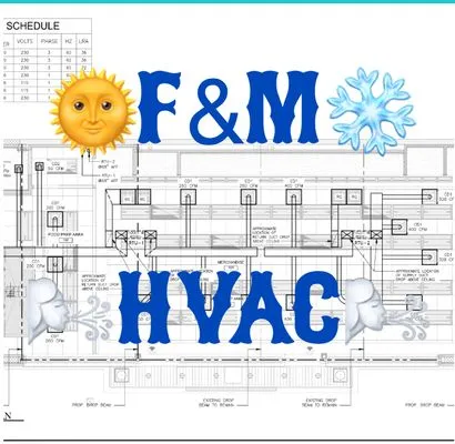 F&M Mechanical installations HVAC Logo