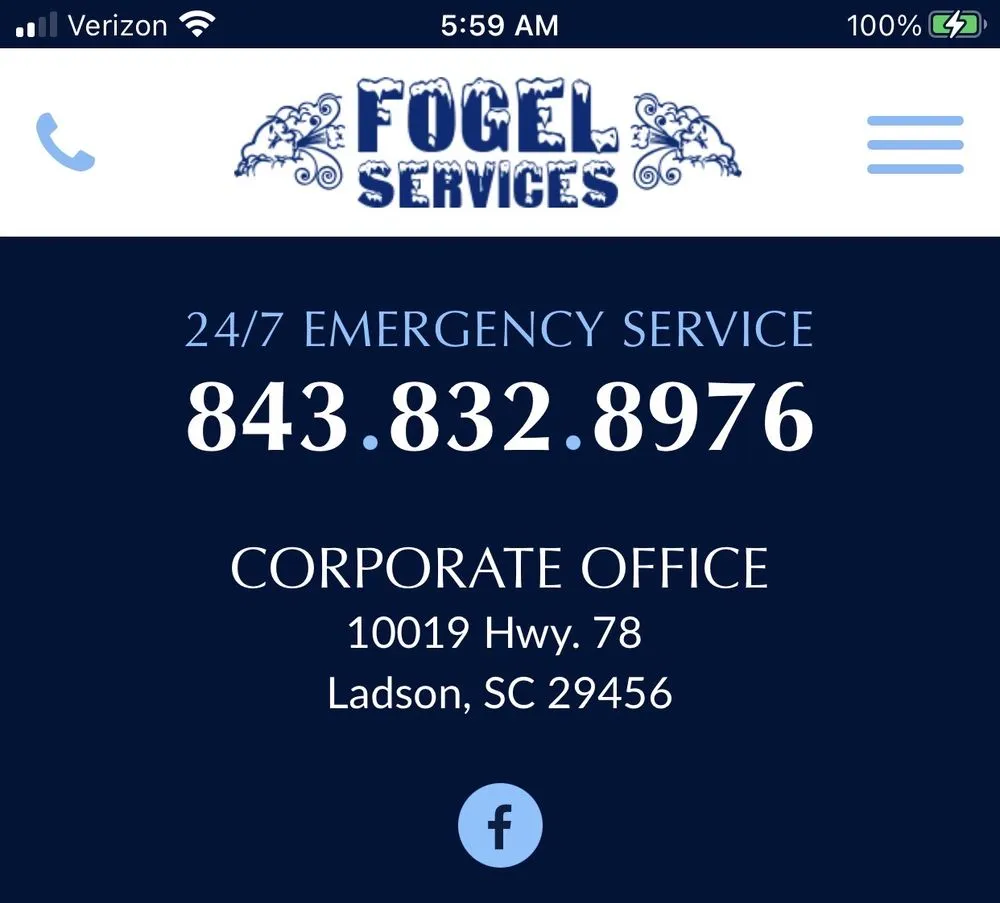 Slide of Fogel Services