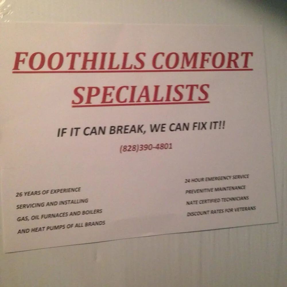 Slide of Foothills Comfort Specialists Heating & Air