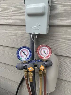 For the People Heating and Cooling Logo