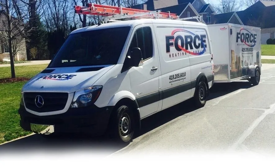 Slide of Force Heating & Cooling