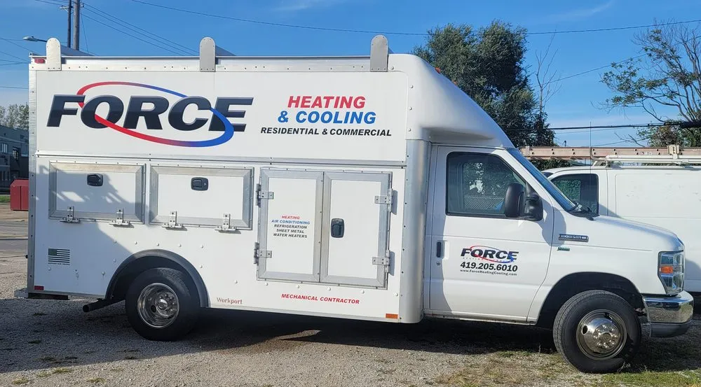 Slide of Force Heating & Cooling