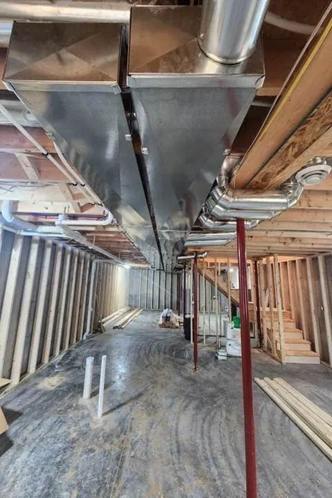 Slide of Forced Air Heating & Cooling