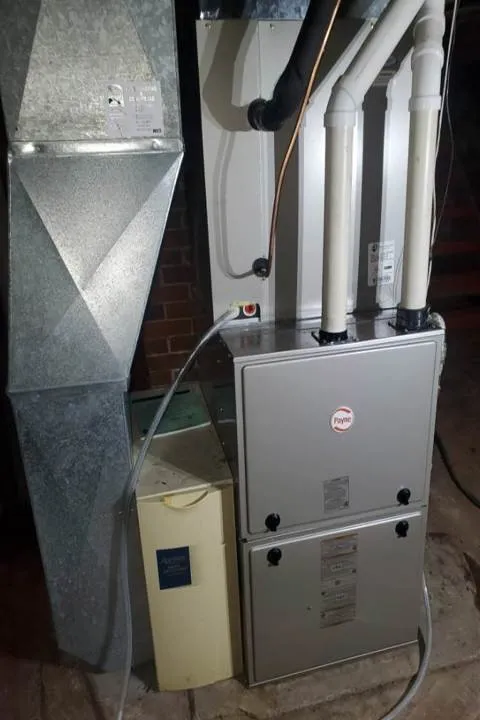 Slide of Forced Air Heating & Cooling