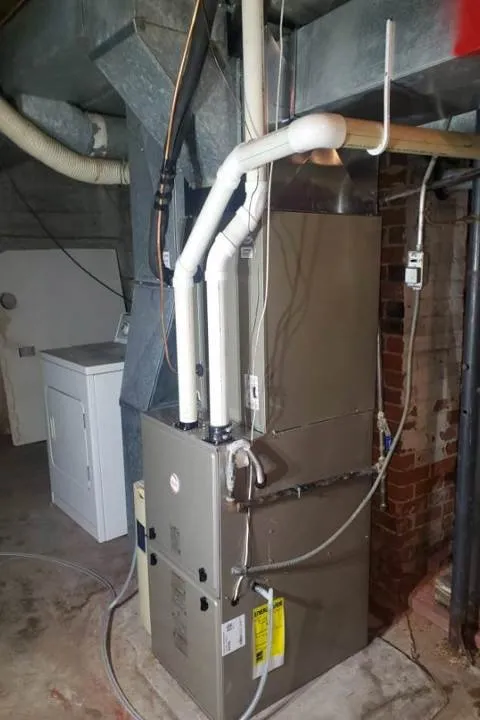 Slide of Forced Air Heating & Cooling