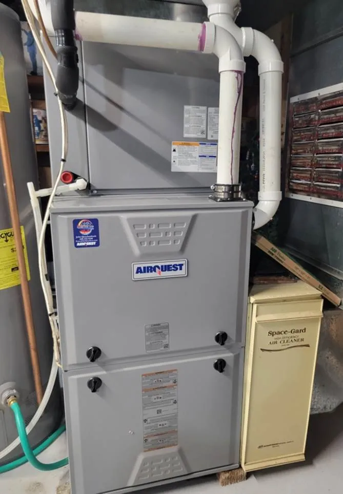 Slide of Forced Air Heating & Cooling