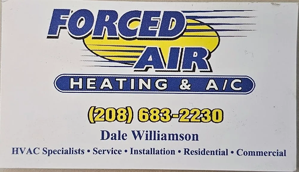 Slide of Forced Air Heating