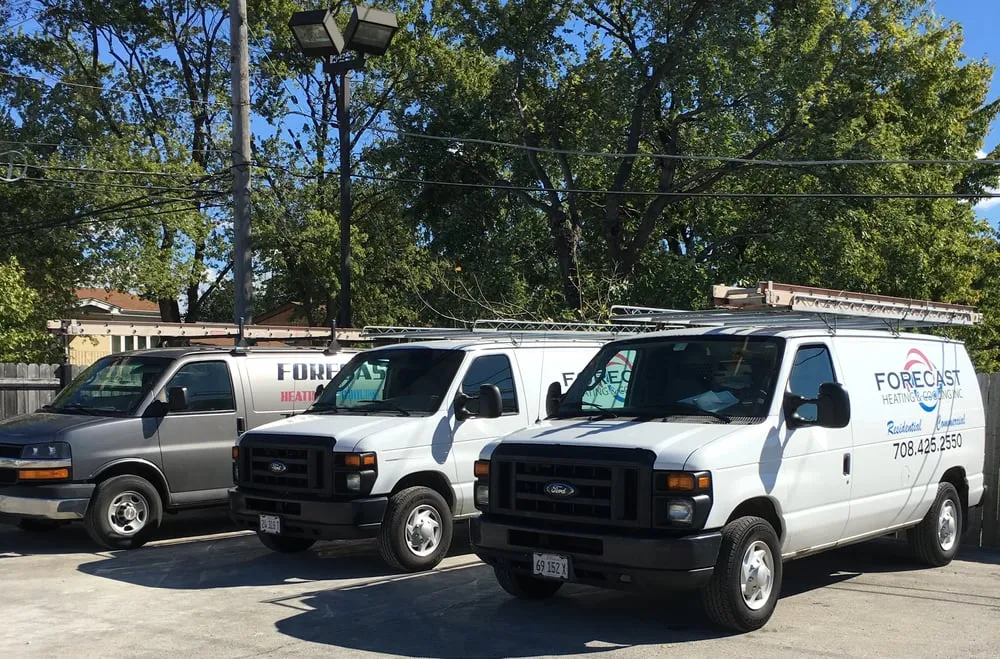 Slide of Forecast Heating & Cooling