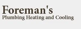 Slide of Foreman's Plumbing Heating and Cooling