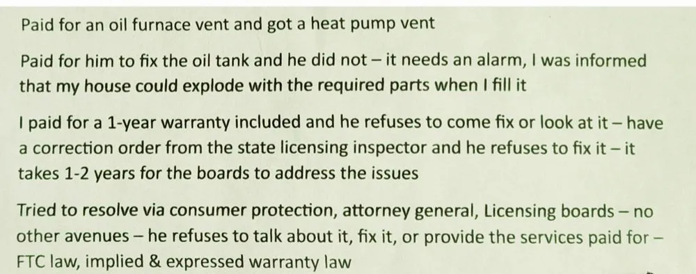 Slide of Forest Brooke Plumbing and Heating