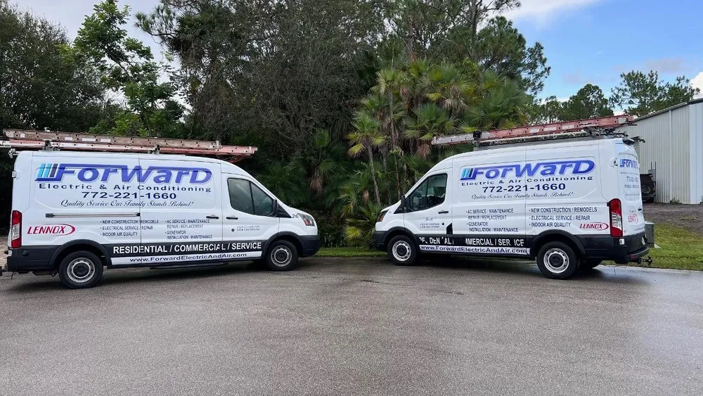 Slide of Forward Electric and Air Conditioning