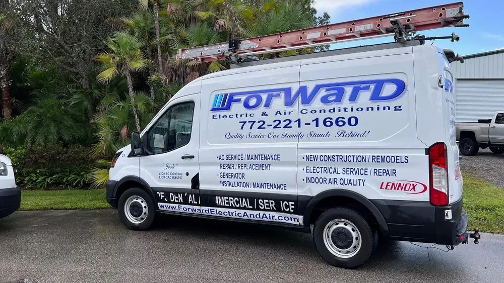 Slide of Forward Electric and Air Conditioning