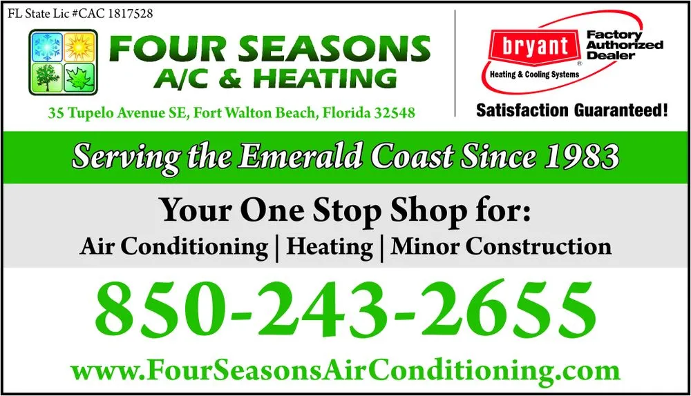 Slide of Four Seasons Air Conditioning, Heating & Refrigeration