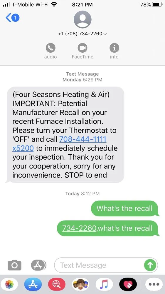 Slide of Four Seasons Heating & Air Conditioning