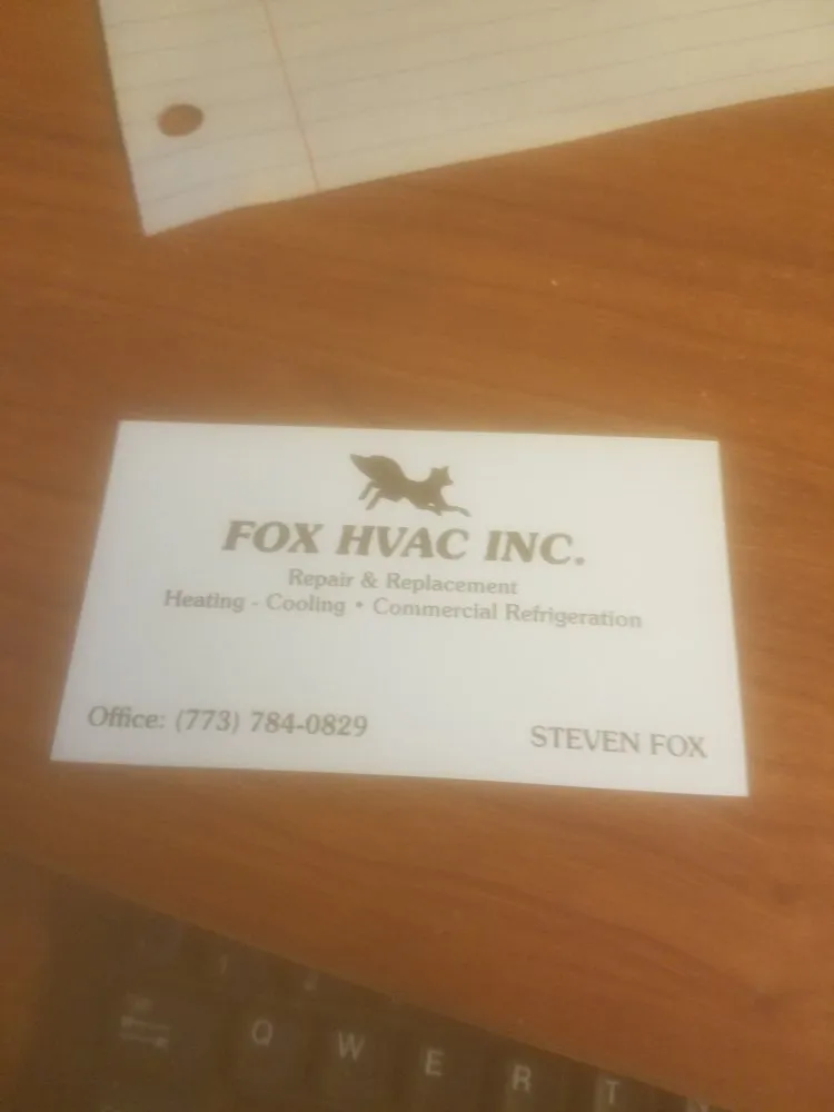 Slide of Fox HVAC