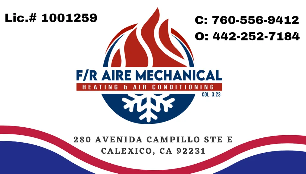Slide of FR Aire Mechanical