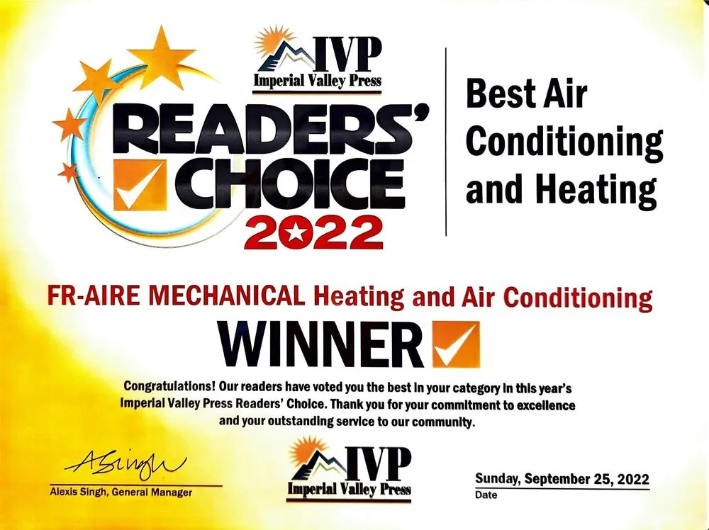 Slide of FR Aire Mechanical