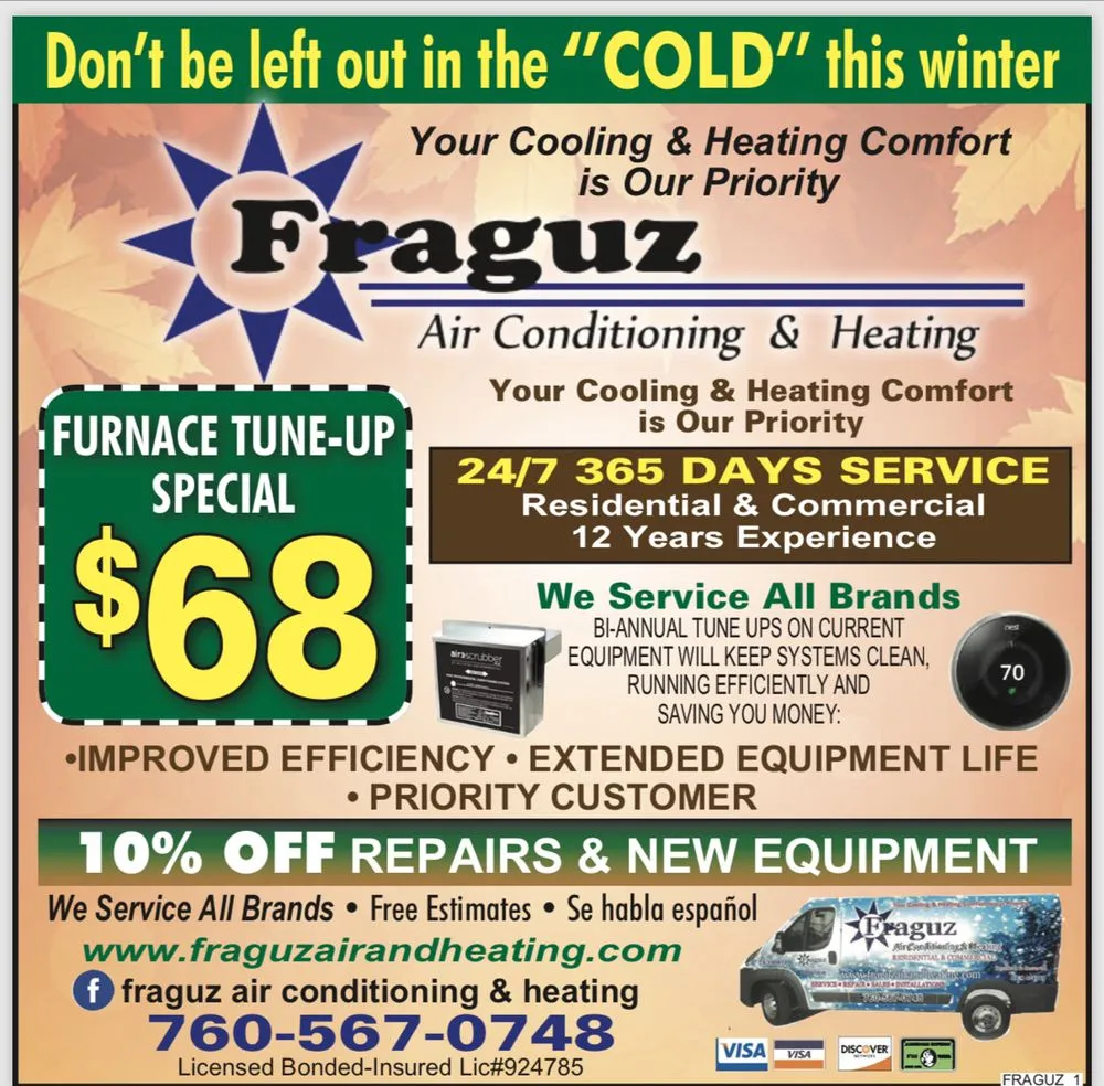 Slide of Fraguz Air Conditioning & Heating