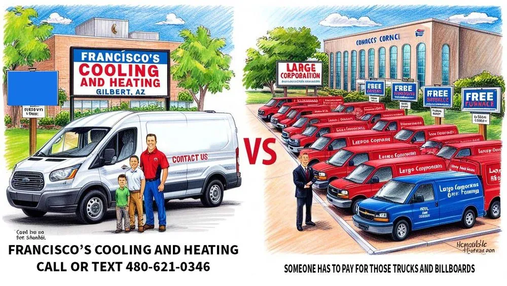 Slide of Francisco's Cooling and Heating