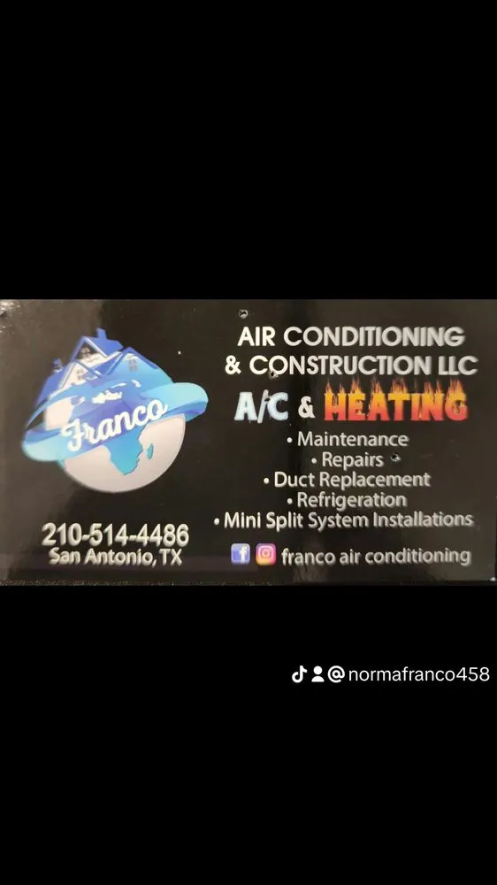 Slide of Franco Air Conditioning and Construction
