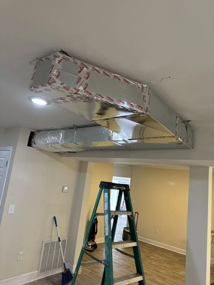 Slide of Francos Duct Work