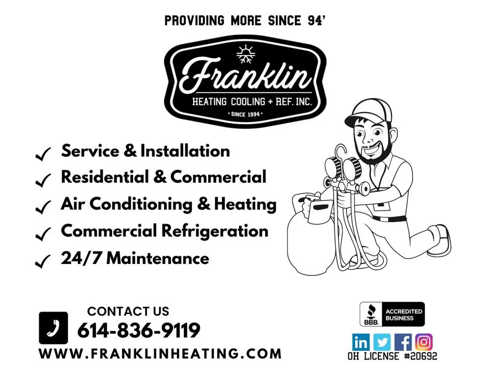 Slide of Franklin Heating and Cooling