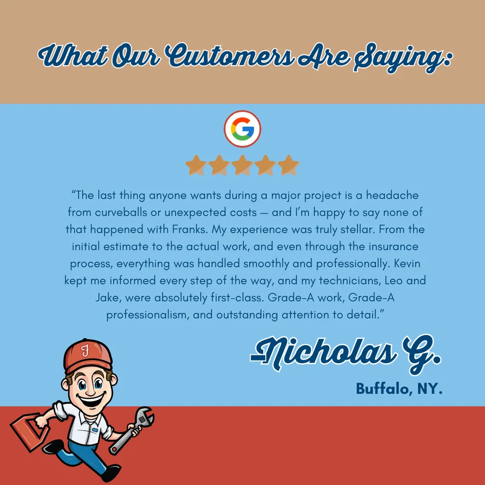 Slide of Frank's Mr. Plumber