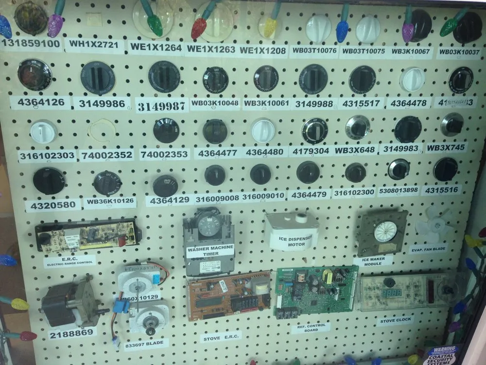 Slide of Freddy's Appliance Parts