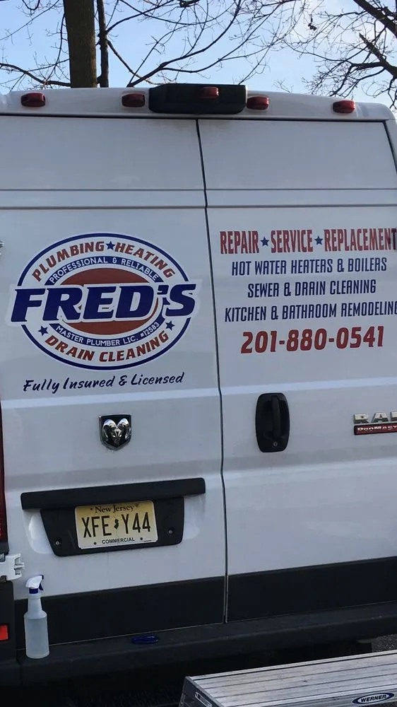 Slide of Fred's Plumbing and Heating