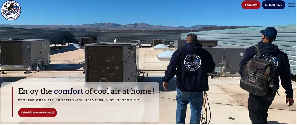 Local AC repair for fast service in St. George, UT by Freedom 21 Air-Conditioning & Heating