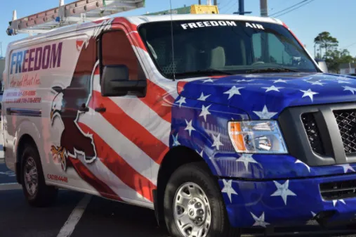 Slide of Freedom Air and Plumbing