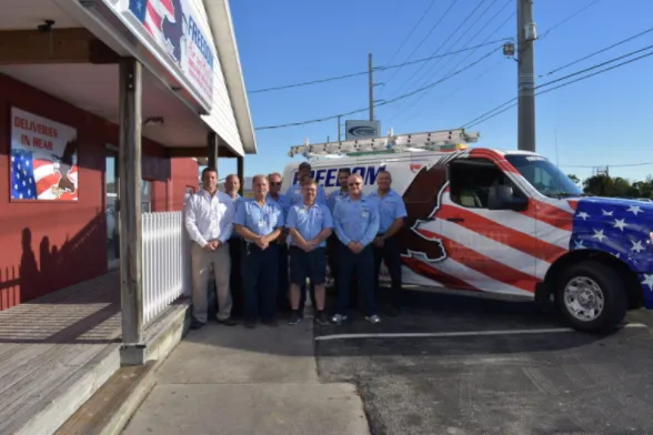 Slide of Freedom Air and Plumbing